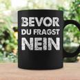 Bevor Du Frag No German Language Black Tassen Geschenkideen