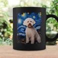 Bichon Frisé Hund Sternennacht Malerei Hund Mama Papa Tassen Geschenkideen