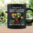 A Big Piece Of My Heart Has Autism And He's My Brother Coffee Mug Gifts ideas