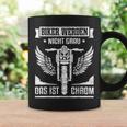 Biker Werden Nicht Grau Das Ist Chrom Motorcycle Tassen Geschenkideen