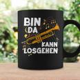 Bin Da Kann Losgehen German Language Black Tassen Geschenkideen