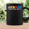 Birthday Boy 3 Three Race Car 3Rd Racing Pit Crew Driver Coffee Mug Gifts ideas