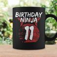 Birthday Ninja Eleven 11 Year Old Graphic Japanese Spy Coffee Mug Gifts ideas
