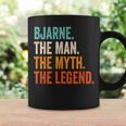 Bjarne The Man The Myth The Legend First Name Bjarne Coffee Mug Gifts ideas