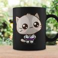 Bjj Brazilian Jiu Jitsu Purple Belt Kawaii Cat Coffee Mug Gifts ideas
