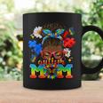 Black Afro American Autism Awareness Mom African Autism Coffee Mug Gifts ideas
