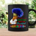 Black Afro American Autism Awareness Mom Rainbow For Women Coffee Mug Gifts ideas
