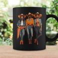 Black Cowgirl Western Rodeo Melanin Black History Texas Coffee Mug Gifts ideas