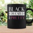 Black Educated And Pretty Kente Pattern West African Style Coffee Mug Gifts ideas