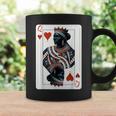 Black Queen Of Hearts Card Deck Game Proud Black Woman Coffee Mug Gifts ideas
