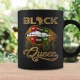 Black Queen Lips Red Green African Flag Africa Coffee Mug Gifts ideas