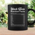 Black Queen Nutrition Facts African American Pride Melanin Coffee Mug Gifts ideas