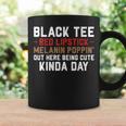 Black Red Lipstick Melanin Brown Skin Black History Coffee Mug Gifts ideas