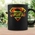 Black Super Dad Family Junenth Freedom 1865 Fathers Day Coffee Mug Gifts ideas