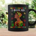 I Am Black History African American Black Pride Girls Coffee Mug Gifts ideas