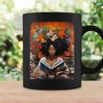 Black History Educated Reading Book Melanin Queen Afro Women Coffee Mug Gifts ideas