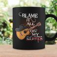 Blame It All On My Roots Country Music Lover Coffee Mug Gifts ideas