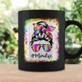 Bleached Mimi Life Messy Bun Tie Dye Glasses Mother's Day Coffee Mug Gifts ideas