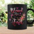 Blessed To Be Called Aunt Cute Flower Happy Coffee Mug Gifts ideas