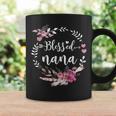 Blessed Nana Thanksgiving Floral Coffee Mug Gifts ideas