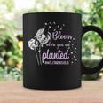 Bloom Where You Are Planted Dandelion Purple Up Military Kid Coffee Mug Gifts ideas