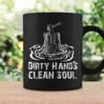 Blue Collar Mechanic Dirty Hands Quote Coffee Mug Gifts ideas