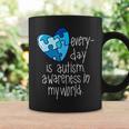 Blue Puzzle Heart Coffee Mug Gifts ideas