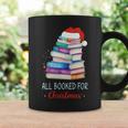 All Booked For Christmas Book Watercolor Tree Teacher Family Coffee Mug Gifts ideas