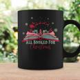 All Booked For Christmas Reindeer Sleigh Santa Bookworm Xmas Coffee Mug Gifts ideas