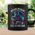 Bookworm Please I'm A Book Dragon Distressed Dragons Books Coffee Mug Gifts ideas