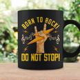 Born To Rock 80'S Rocker Guitar Guitarist Cool Music Lovers Coffee Mug Gifts ideas