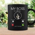 My Boss Is Calling Border Collie Dog Lover Coffee Mug Gifts ideas