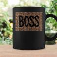Boss Mom Leopard Print Matching Wife Mother Daughter Coffee Mug Gifts ideas