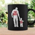 The Boss The Real Boss Fathers Day Dad Son Daughter Matching Coffee Mug Gifts ideas