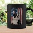 Boston Terrier American Flag Patriotic 4Th Of July Coffee Mug Gifts ideas