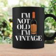 Botella Deino Clásica Divertida Con Texto I Not Old I'mintage Taza de café Ideas de regalos