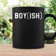 Boyish BoyIsh Gender Neutral Pronoun Nonbinary Coffee Mug Gifts ideas