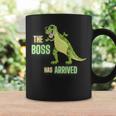 Boys And Girls Rawrsome Dinosaur Trex The Boss Has Arrived Coffee Mug Gifts ideas