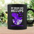 My Brain Has Hiccups Purple Ribbon Epilepsy Awareness Coffee Mug Gifts ideas
