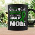 Bravery Mom Liver Cancer Awareness Ribbon Coffee Mug Gifts ideas