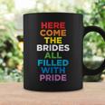 Here Come The Brides Lesbian Wedding Coffee Mug Gifts ideas