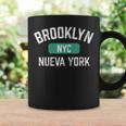 Brooklyn Nueva York Nyc New York Vintage Athletic Spanish Coffee Mug Gifts ideas