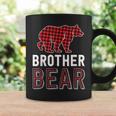 Brother Bear Red Buffalo Plaid Matching Family Christmas Coffee Mug Gifts ideas