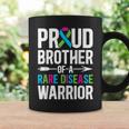 Brother Of A Rare Disease Warrior Rare Disease Awareness Coffee Mug Gifts ideas