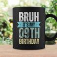 Bruh It's My 9Th Birthday Retro Vintage For Boy And Girl Coffee Mug Gifts ideas