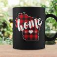 Buffalo Plaid Wisconsin Home State Lumberjack Souvenir Coffee Mug Gifts ideas