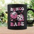 Bunco Babe Bunco Game Night Retro Groovy Gamble Coffee Mug Gifts ideas