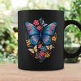 Butterfly With Flowers I Aesthetic Butterfly Coffee Mug Gifts ideas