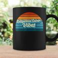 California Sober Vibes Recovery Legal Implications Retro Coffee Mug Gifts ideas