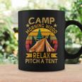 Camp Morning-Wood Relax Pitch A Tent Family Camping Coffee Mug Gifts ideas